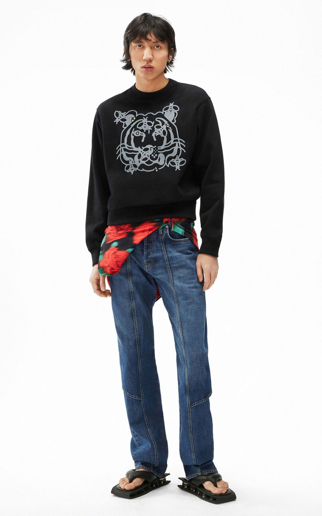 Kenzo Bee a Tiger Sweatshirt Herr | 01956-GQMO